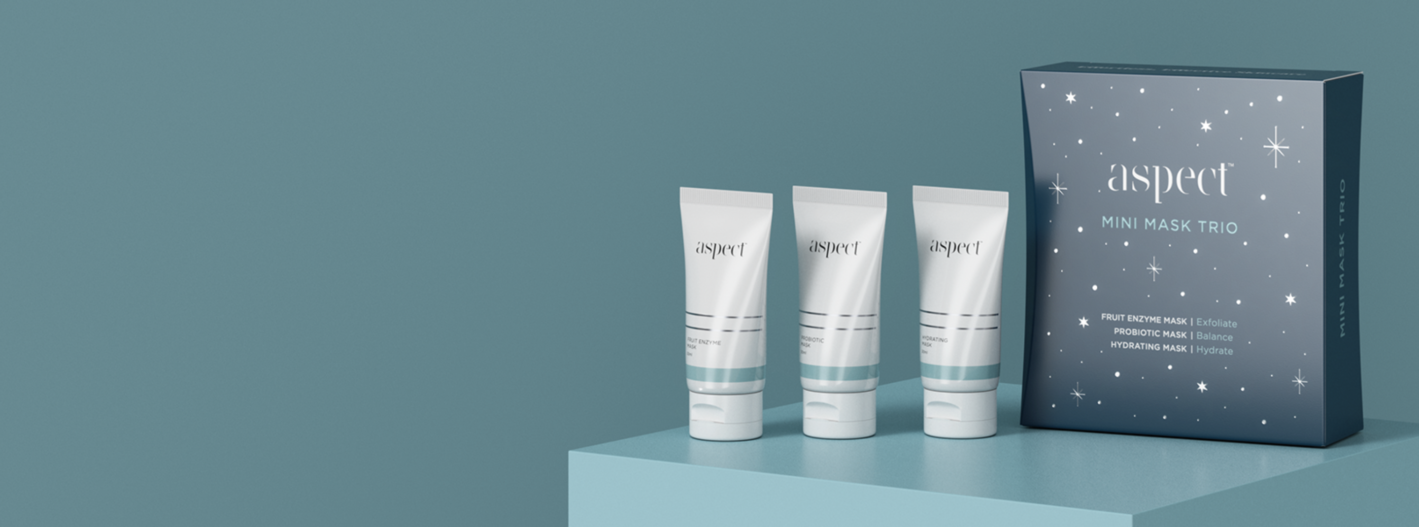 Mini masks, major glow.  Mini masks, major glow.