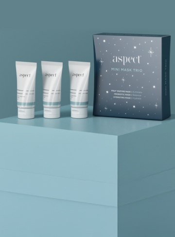 Mini masks, major glow.  Mini masks, major glow.